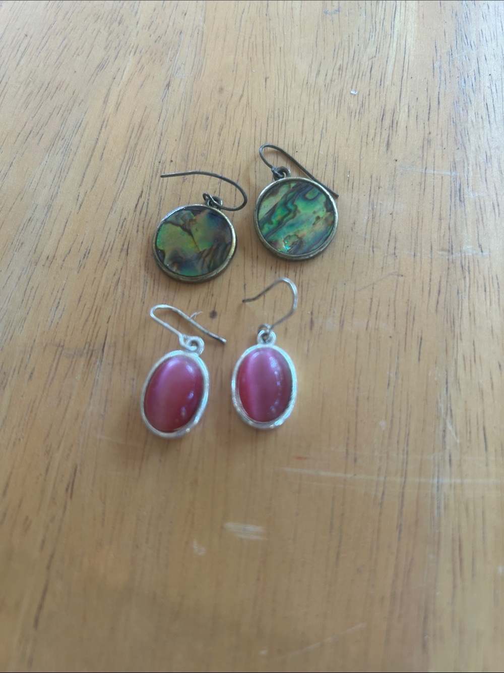 Handcrafted Pink Oval Drop Earrings - Women Jewelry